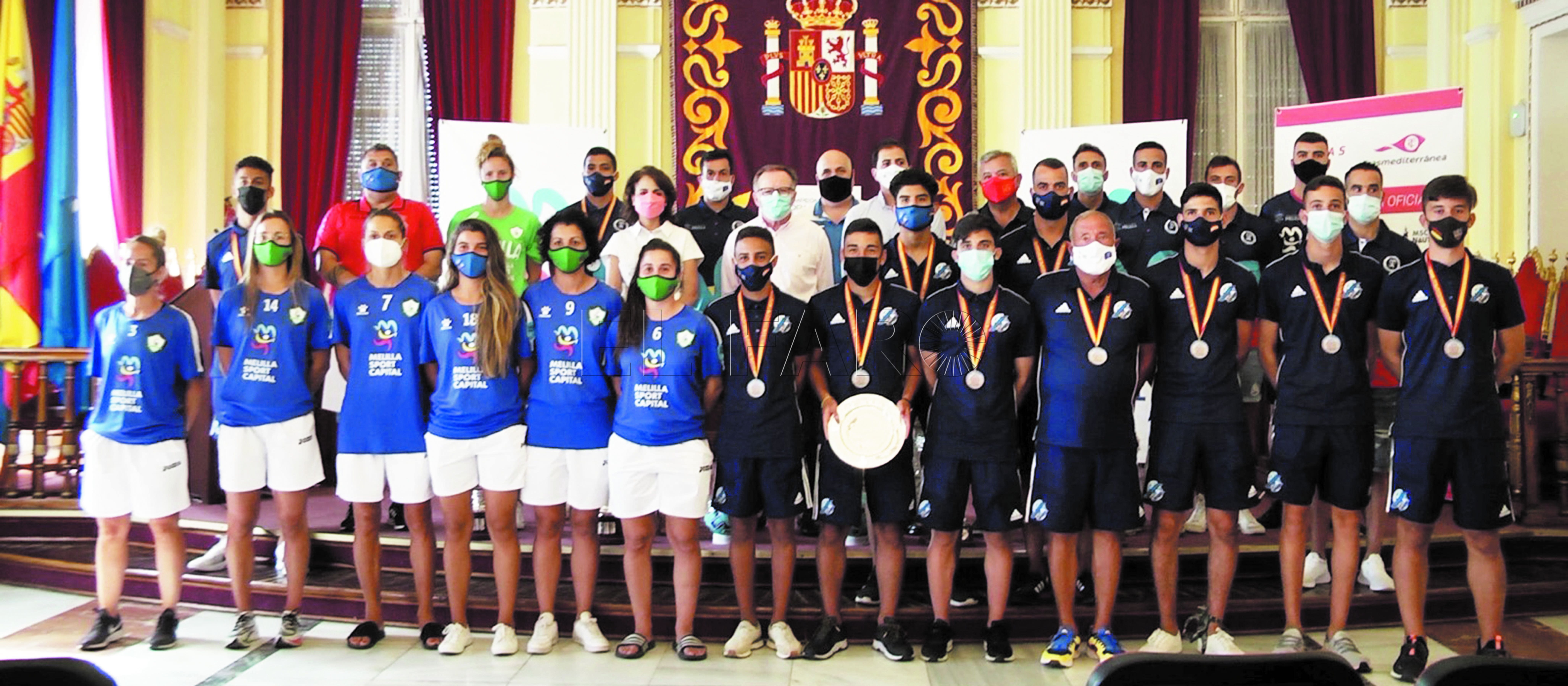 El fútbol playa melillense, en la élite de España tras un triple triunfo