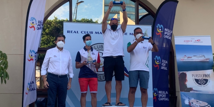 Clausura de la competición de windsurf en el trofeo Club Marítimo Melilla Sport Capital