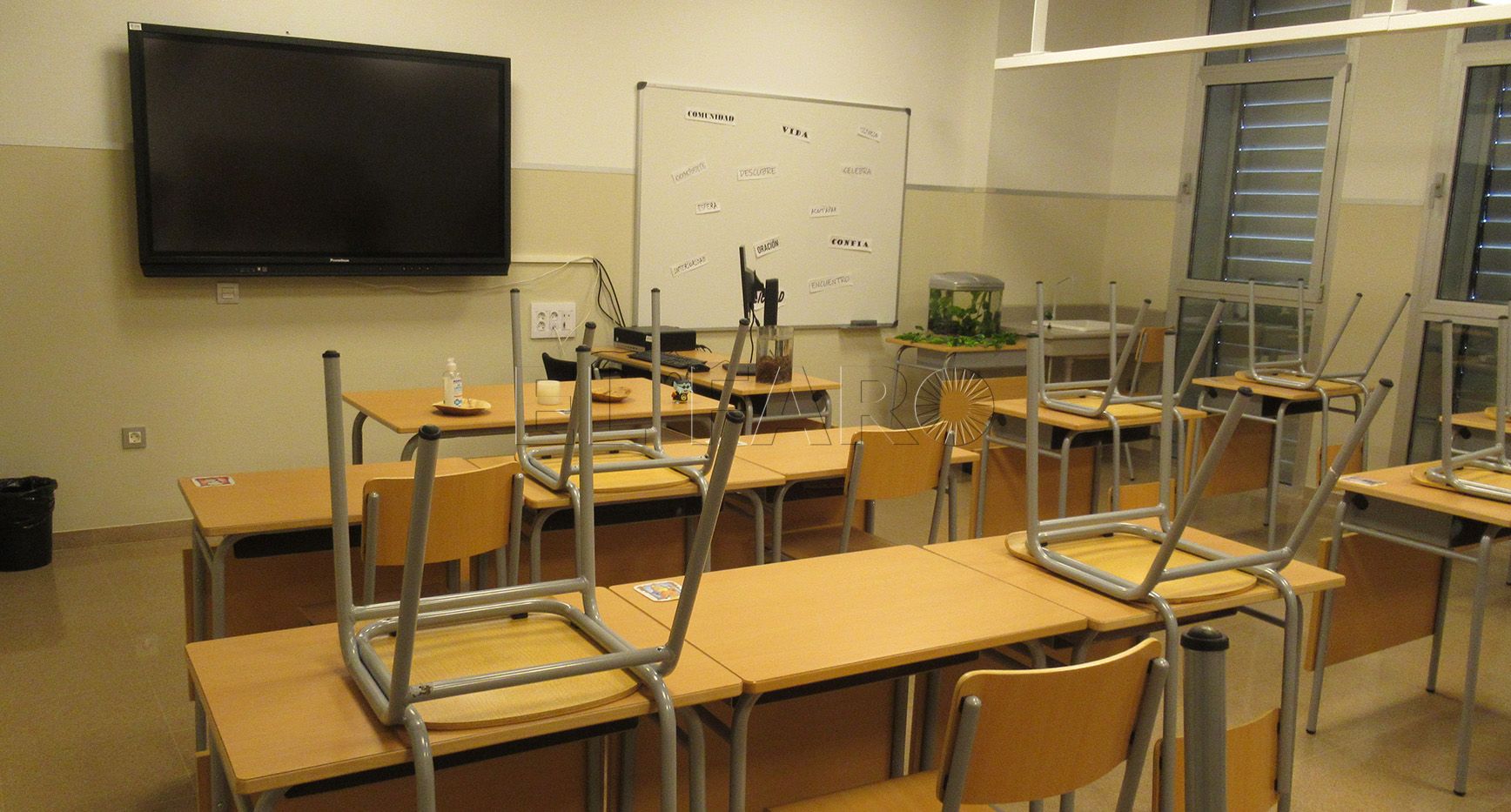 La incorporación a las aulas abiertas de alumnos será hasta el 31 de octubre