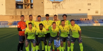 Último once inicial de la presente pretemporada de la UD Melilla.
