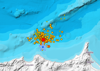 Tres sismos en tres minutos se sienten en Melilla