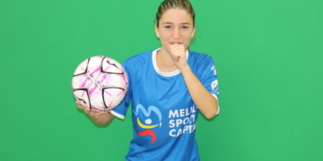 Nerea Miralles disfrutó de muchos minutos en el partido frente a Burela.