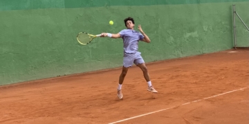 Las inclemencias meteorológicas impidieron a los tenistas competir en las pistas del Álvarez Claro.