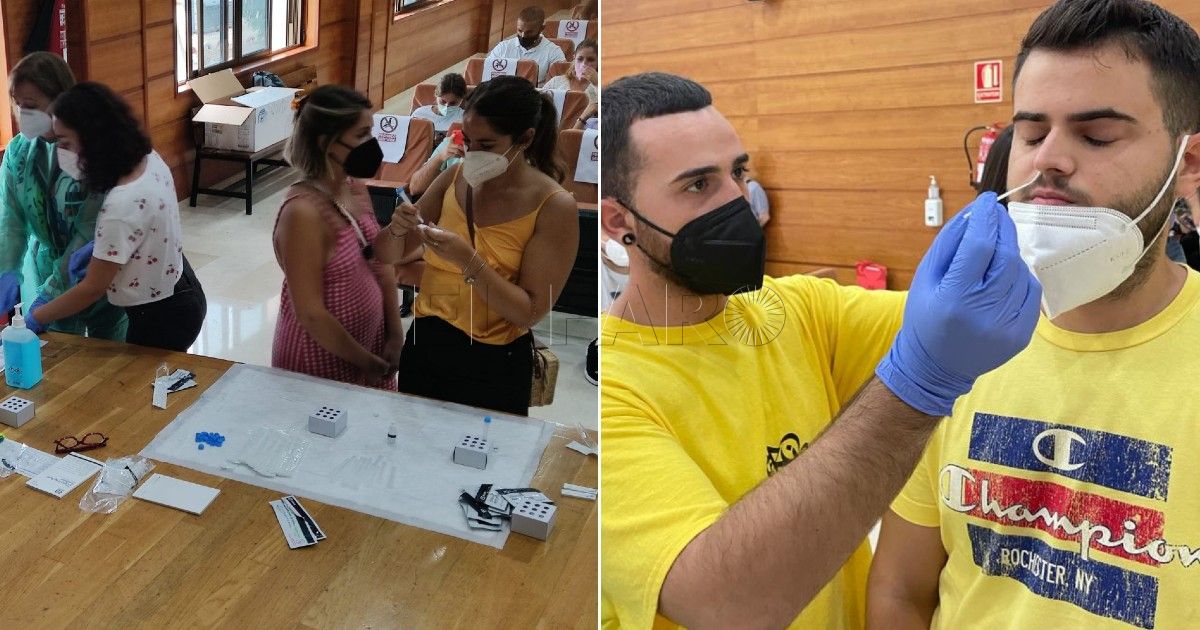 Ingesa recibe con pruebas de antígenos a alumnos de Enfermería y Fisioterapia de Melilla