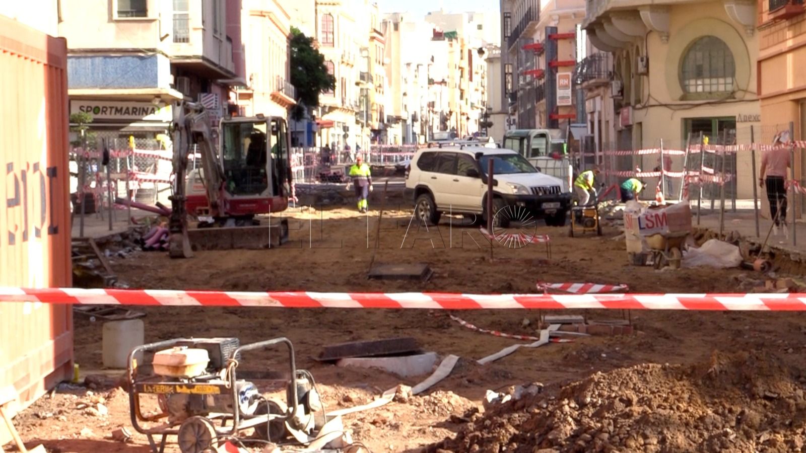 Las obras de la calle Sidi Abdelkader aíslan a locales por la falta de accesos