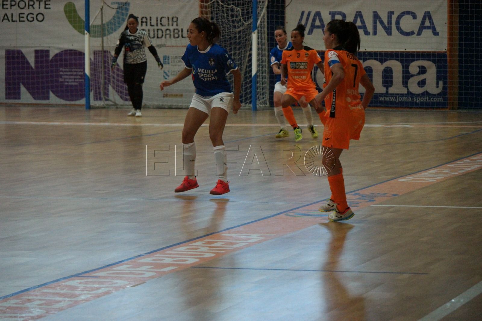 Indira: “He cumplido un sueño en Burela”