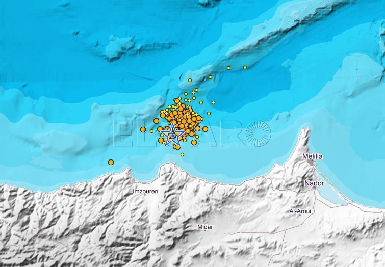 Registrado un terremoto de magnitud 3.9 en mar de Alborán, sentido en Melilla