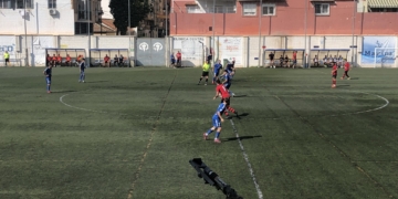 Imagen del encuentro disputado en tierras malagueñas entre El Palo FC y el MSC Intergym.