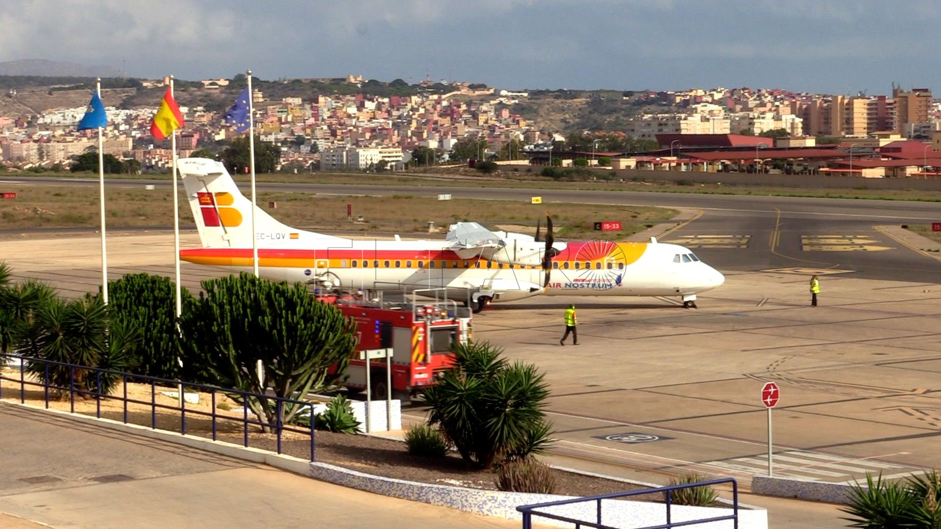 El Aeropuerto de Melilla recupera el 80del pasaje de 2019