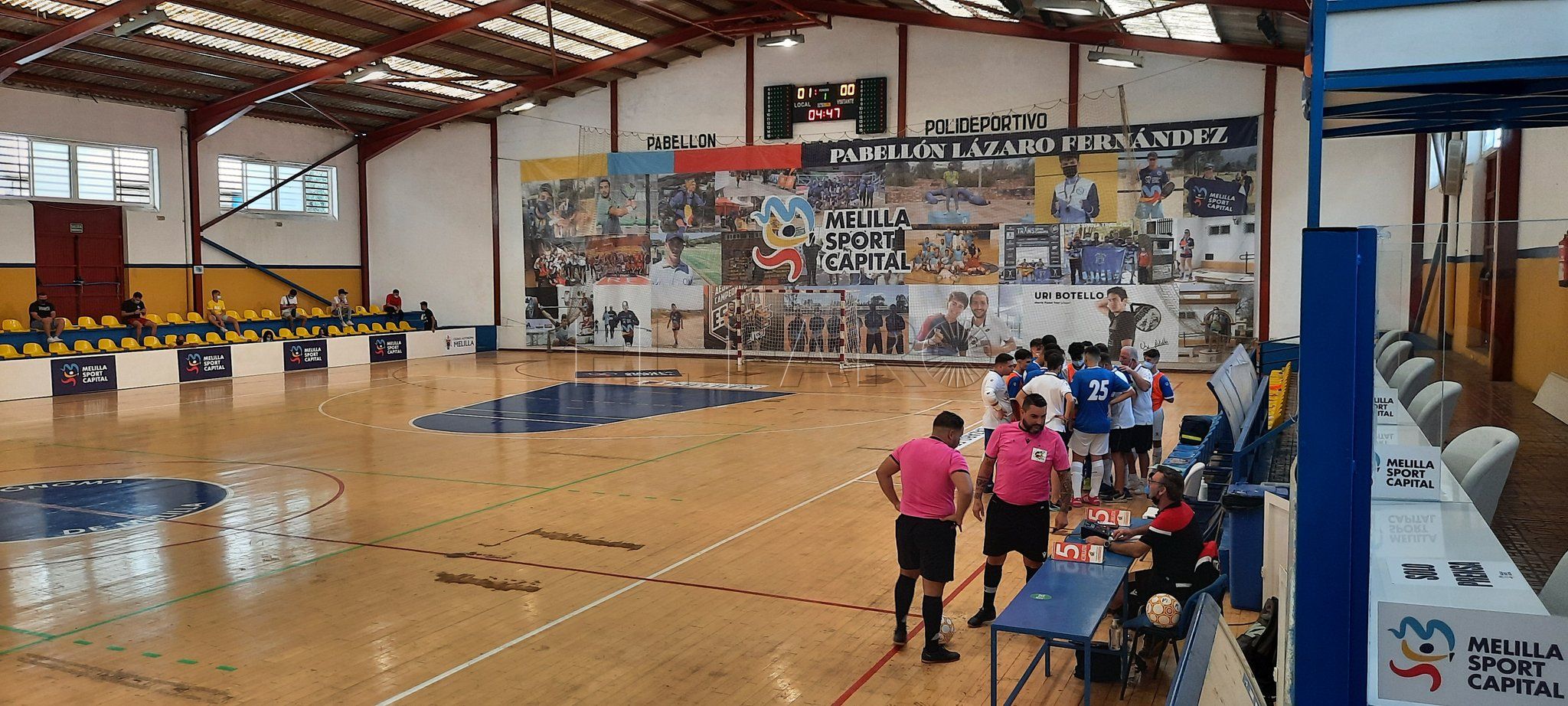 Tres puntos que vuelan del pabellón Lázaro Fernández