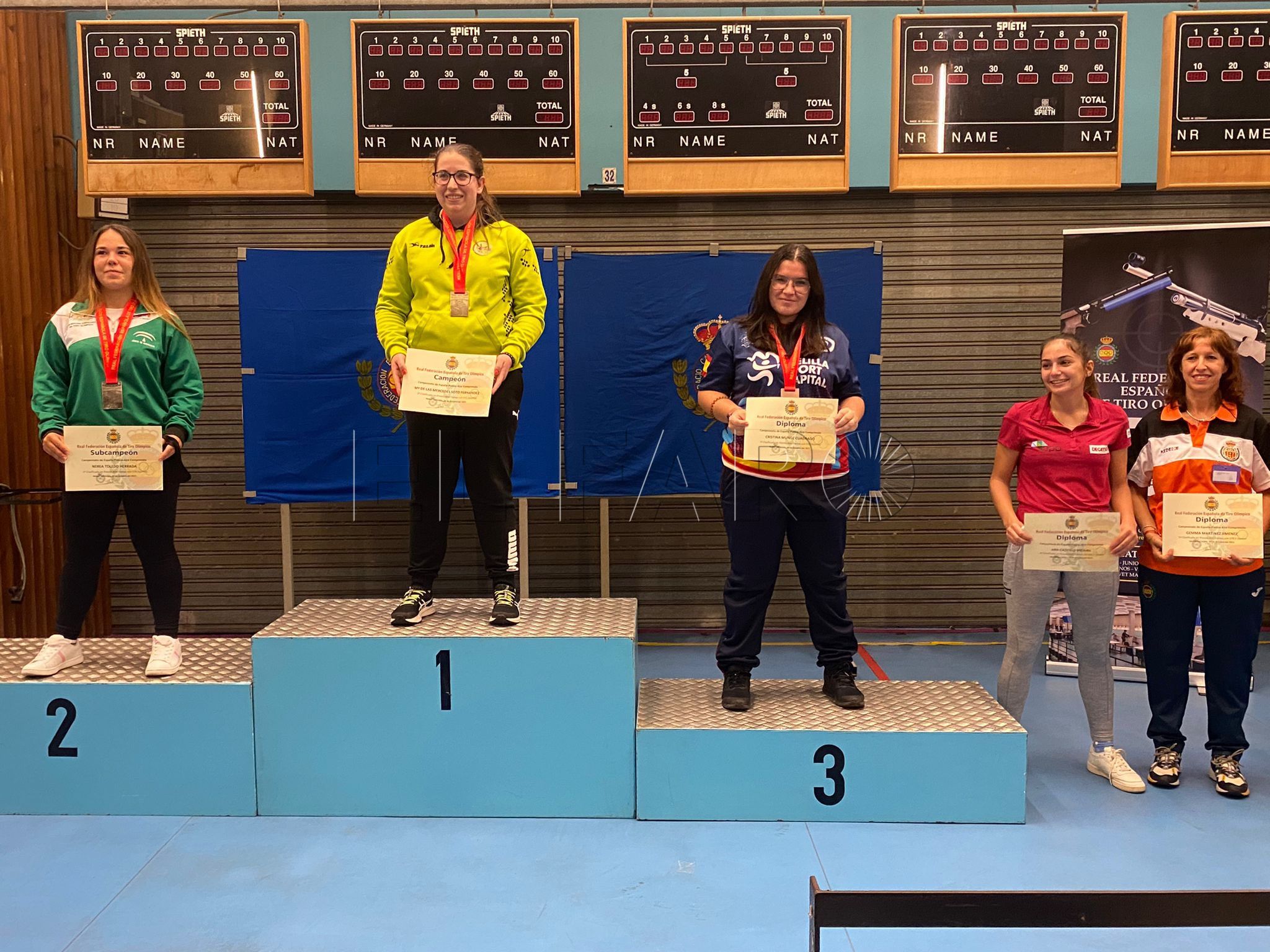 La melillense Cristina Muñoz, medalla de bronce en el Nacional Absoluto de tiro