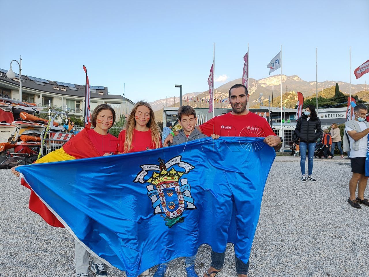 Azul Sánchez, Aitana Duarte y Fabio Díaz inician su Mundial en Italia