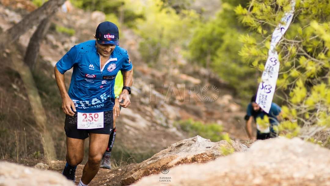 Omar Dris, en el Marathón de las Sables