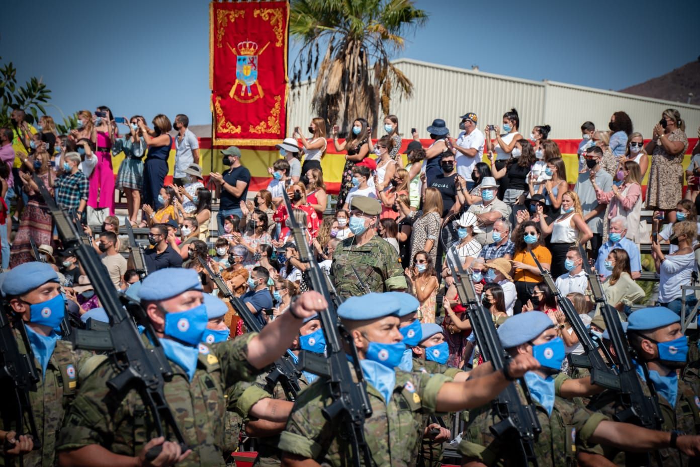 Los soldados melillenses del Contingente Libre Hidalgo parten hacia El Líbano