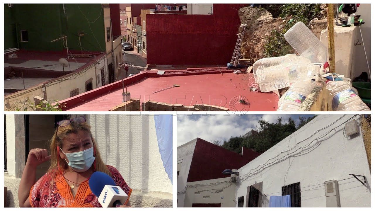 El "sinvivir" de una casa en el barranco de Canteras del Carmen de Melilla