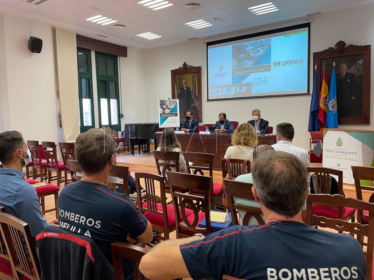 Melilla celebra la ‘Jornada Técnica sobre gestión y control de los neumáticos fuera de uso’