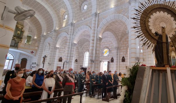 Misa por la Virgen del Pilar en el Sagrado Corazón de Melilla