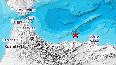 Tercer terremoto cerca de Melilla en tres días consecutivos
