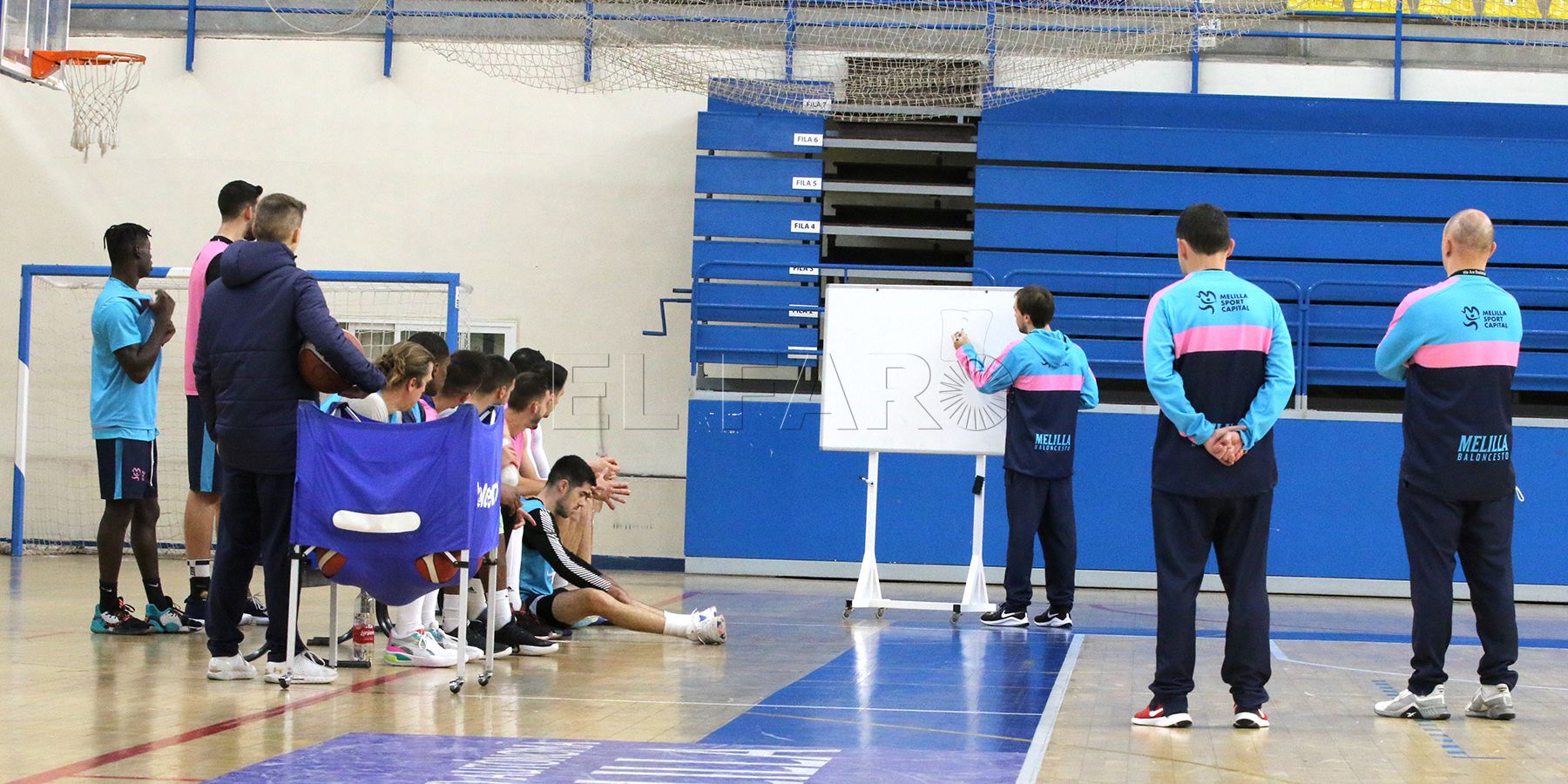 Intensa semana del Melilla de trabajo para recibir a Covirán Granada