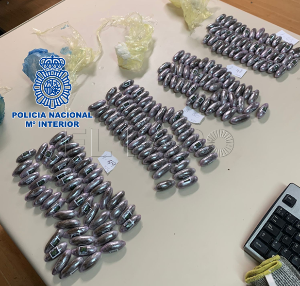 La Policía Nacional detiene a tres menores por tráfico de hachís en Melilla