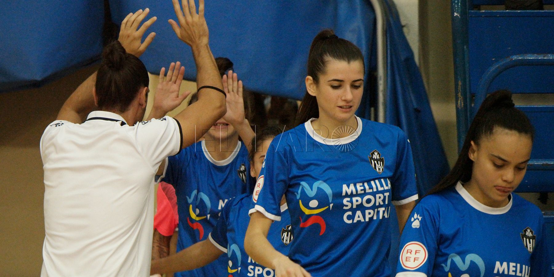Lydia, jugadora del Melilla Sport Capital Torreblanca: “Entre todos podemos acabar con la violencia contra la mujer”