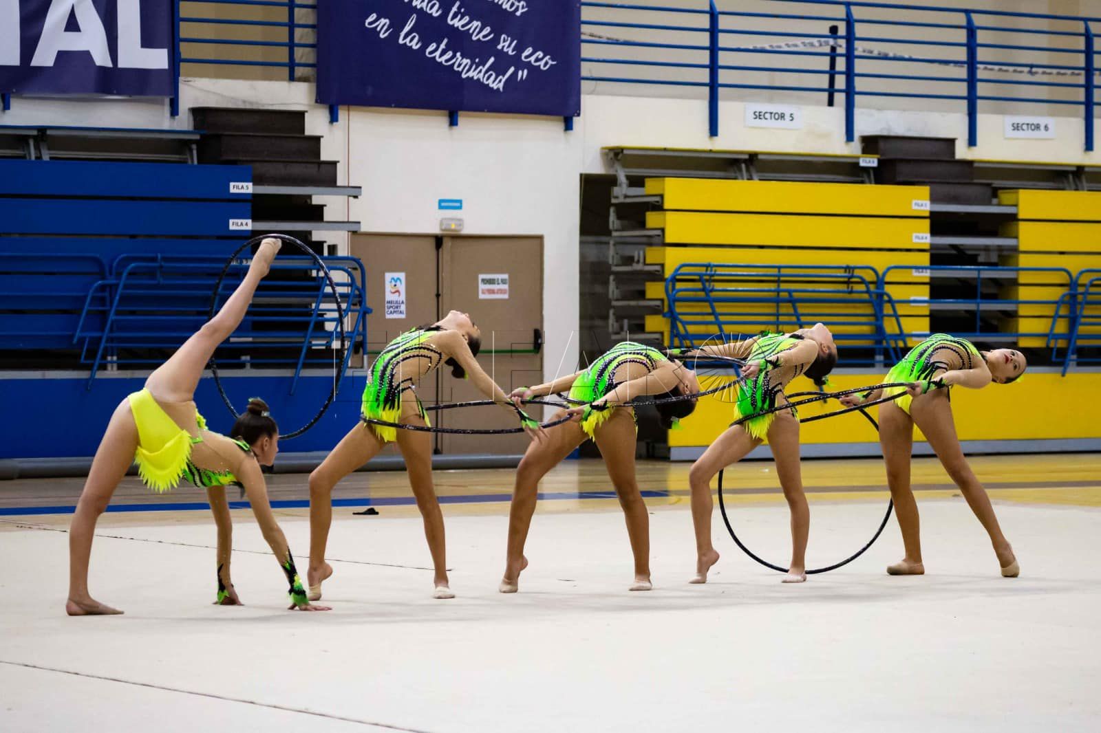 Exhibición de la Federación Melillense de Gimnasia Rítmica