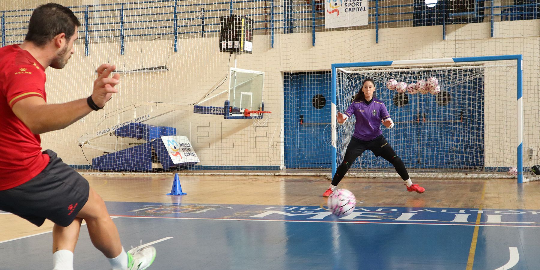 Patri Alarcón, portera del Torreblanca Melilla: “Cuando este equipo explote, vamos a dejar a mucha gente con la boca abierta”