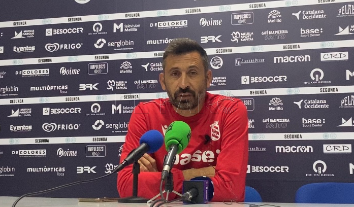 Manolo Herrero, técnico del Melilla:“Tenemos que ser nosotros mismos para hacerlo lo mejor posible”