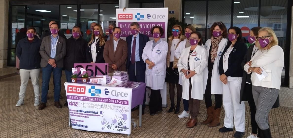 La empresa Clece se suma un año más a la conmemoración del 25N