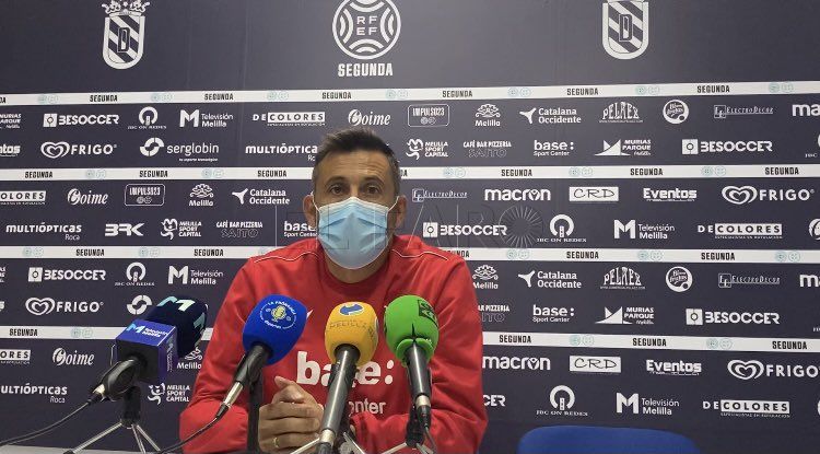 Manolo Herrero, técnico del Melilla: “Cuando viene el mejor hay más motivación”