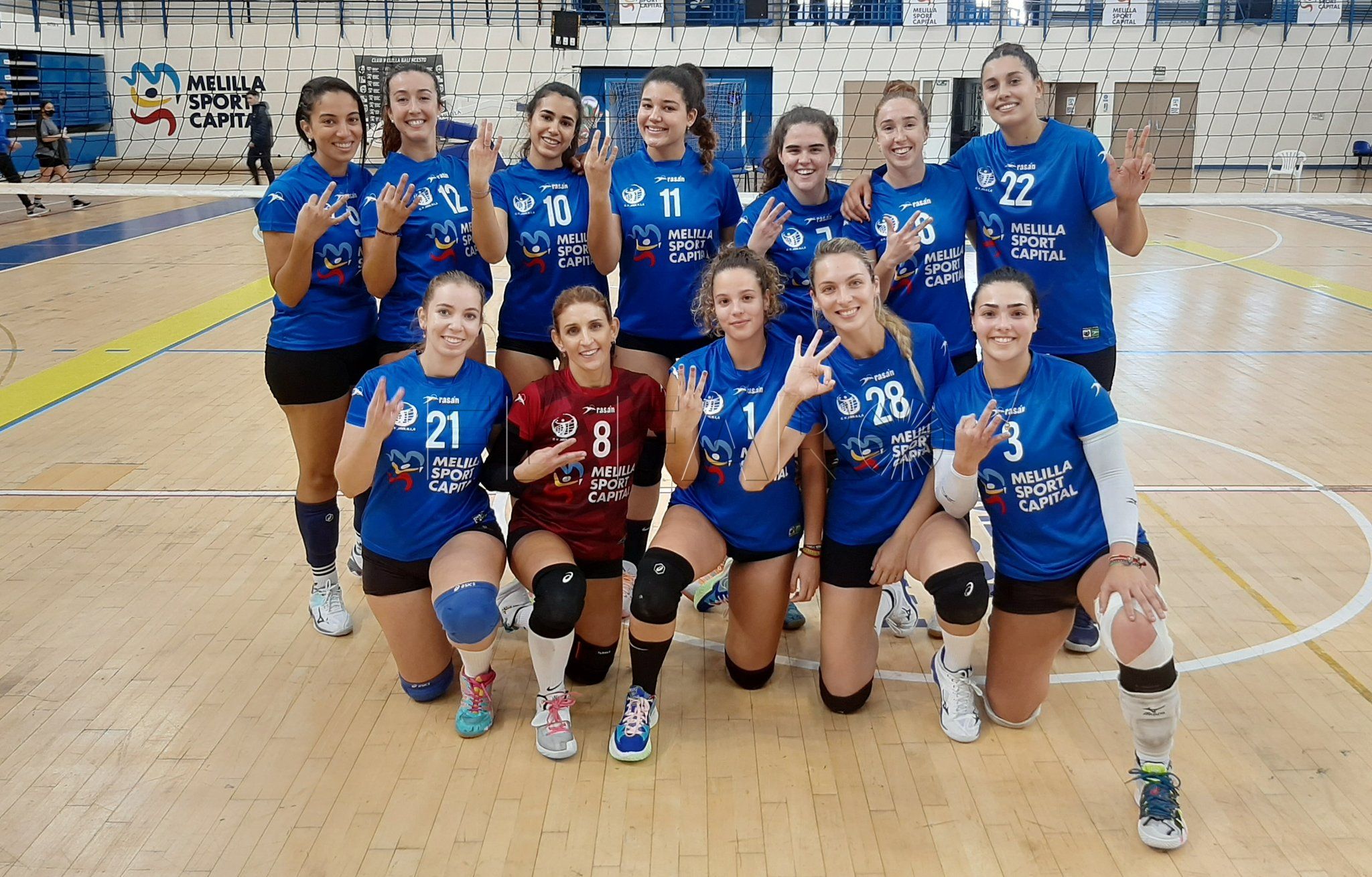 Las Gladiadoras lo dan todo para seguir líderes e invictas en su liga