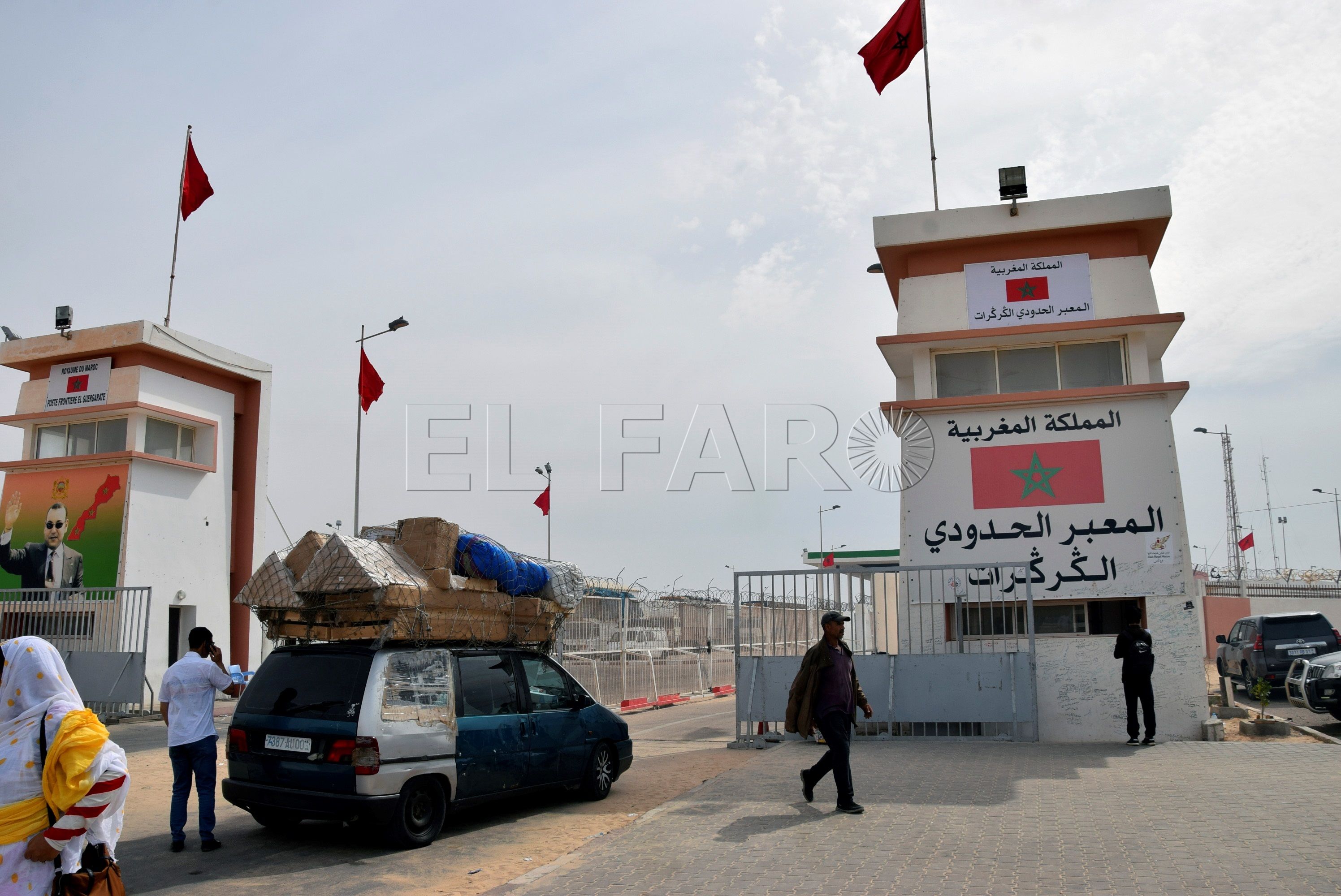 Marruecos refuerza su presencia en Guerguerat con la instalación de un puesto militar en la llamada 'zona colchón'