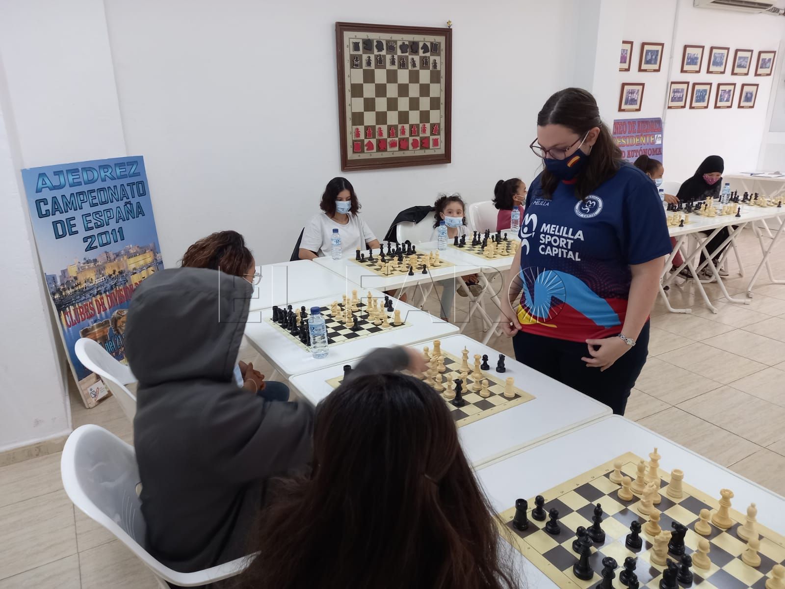 La Federación Melillense organiza el evento nacional Ajedrez para Todas