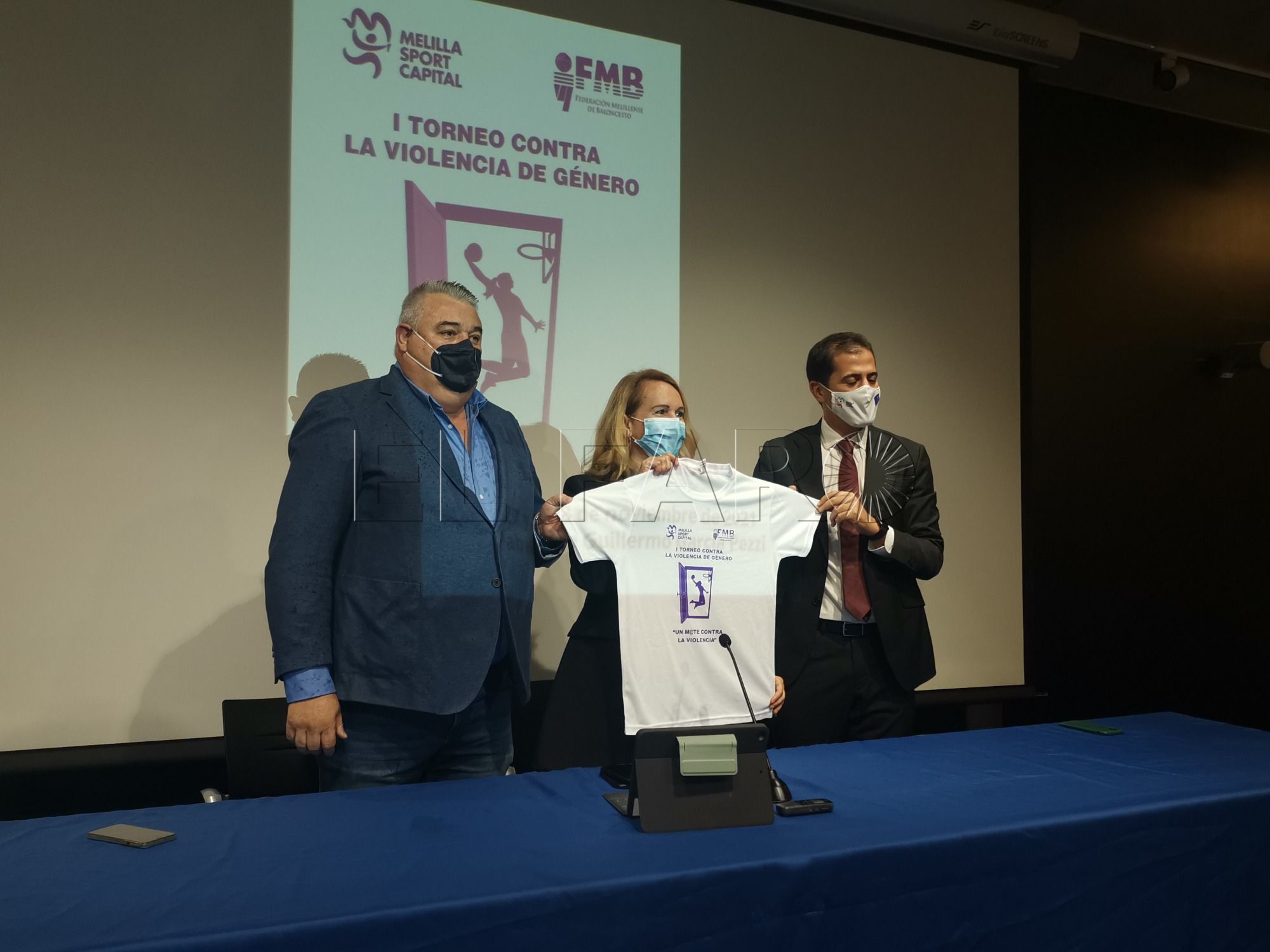 El basket melillense y Melilla Sport Capital contra la Violencia de Género