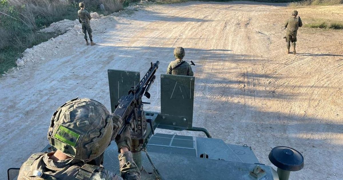 Ejercicios militares en Melilla de presencia y vigilancia terrestre: "Garantizando la seguridad"
