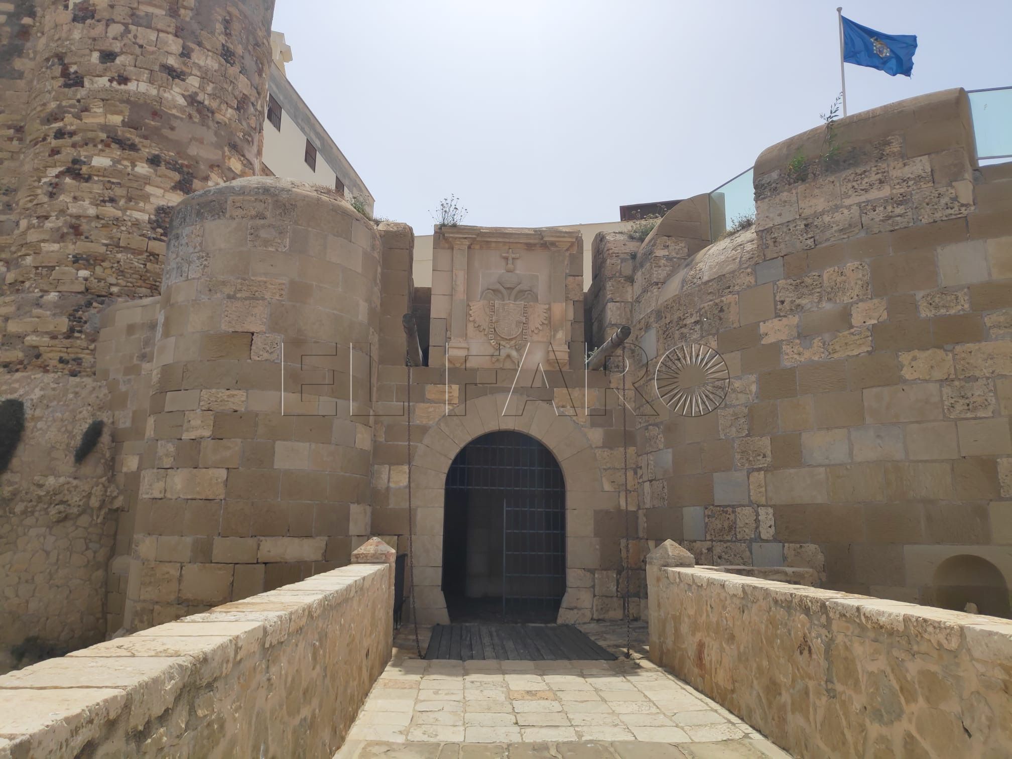 El túnel de Santiago, en Melilla La Vieja, cerrado hasta instalar una estructura que dé seguridad