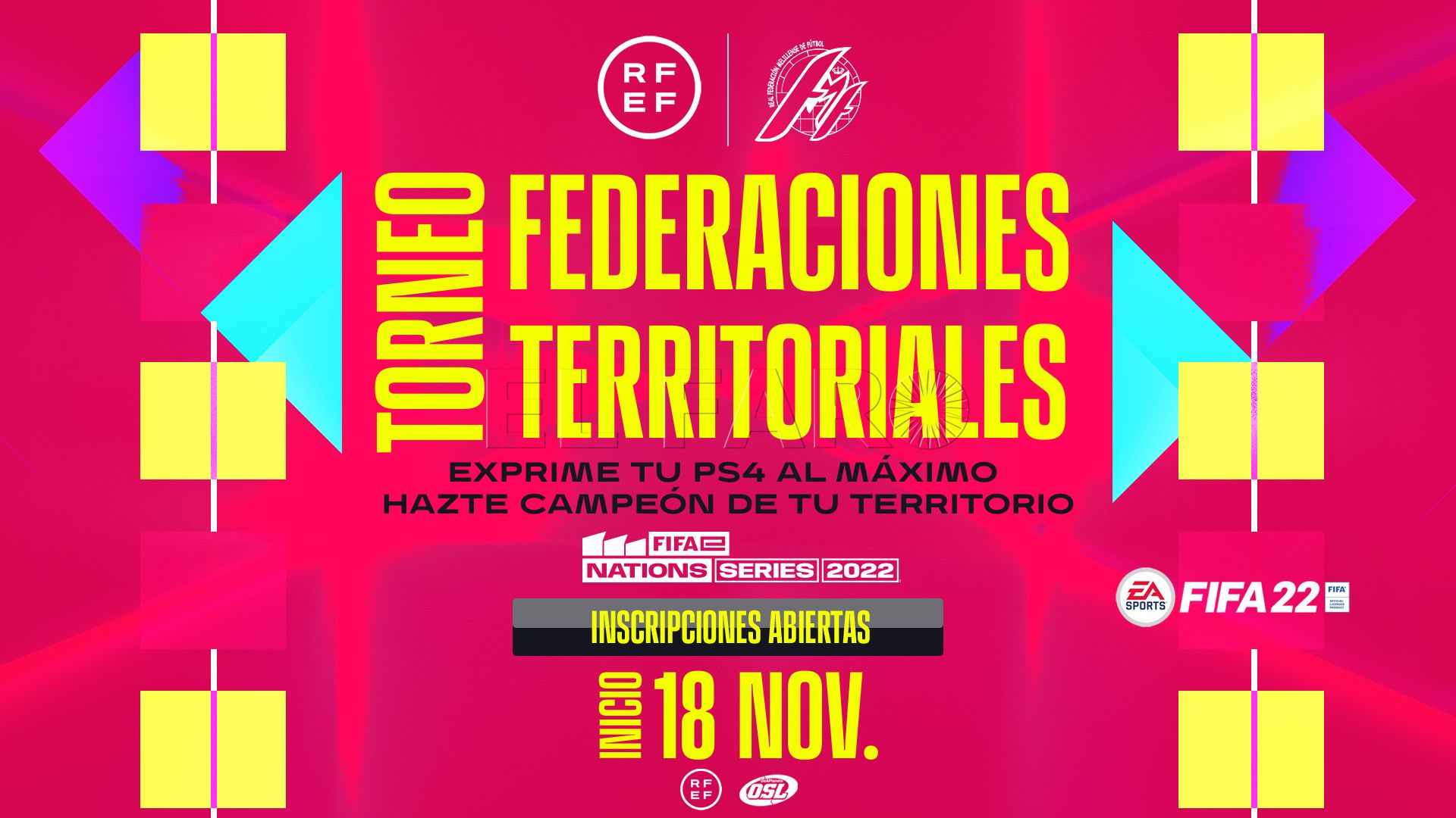 En marcha el Torneo de Federaciones Territoriales de esports de la RFEF