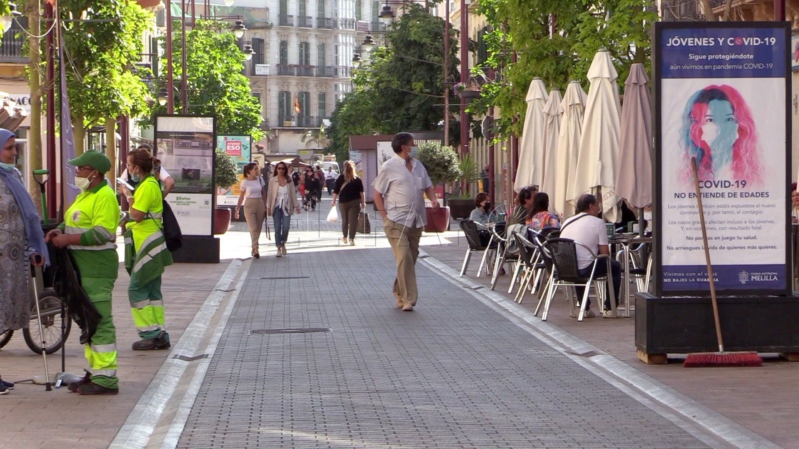 Melilla roza los 50 casos activos de covid-19
