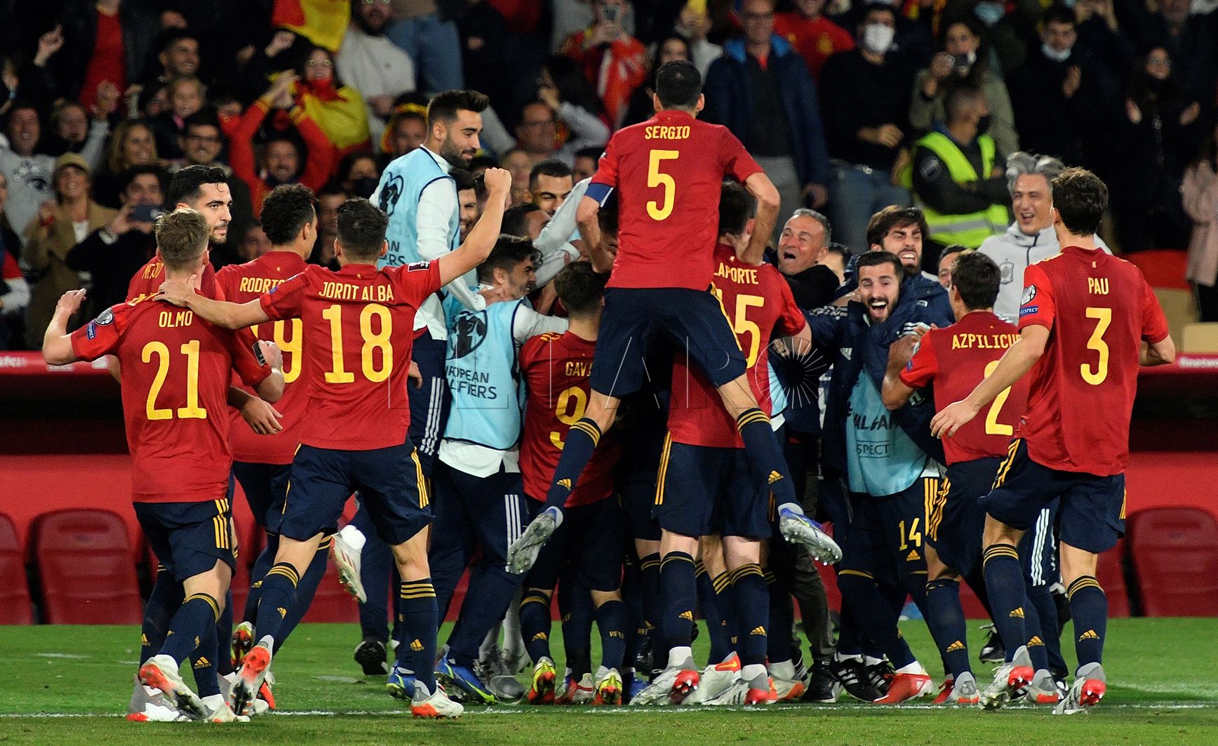 Morata le da a España el billete para el Mundial de Catar 2022