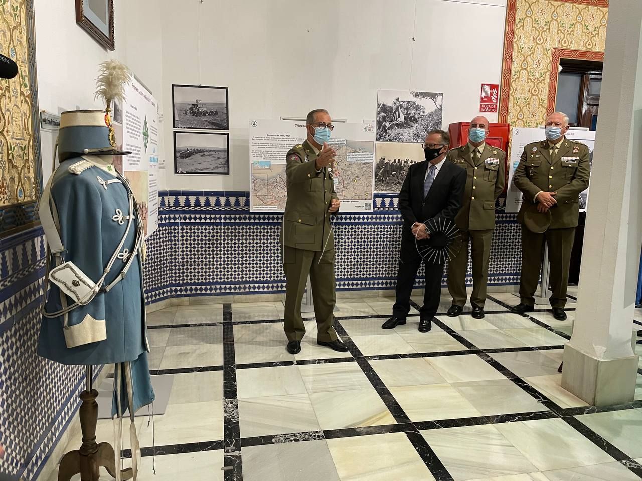 Melilla recuerda la gesta de los jinetes del Regimiento Alcántara con una exposición
