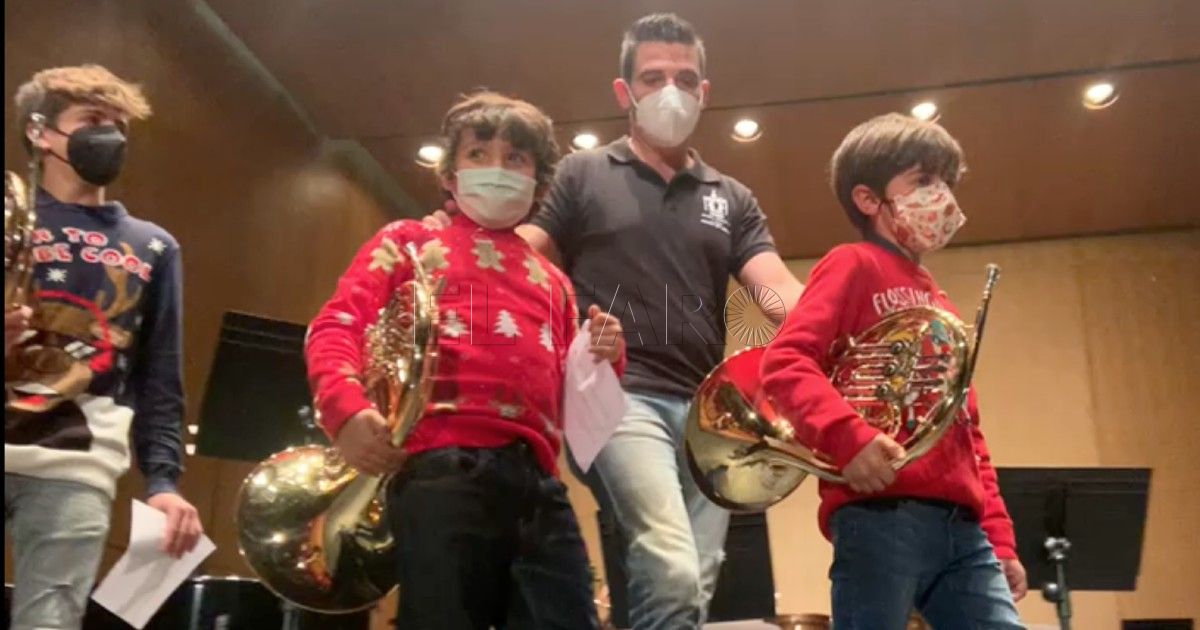 Alumnos de la Escuela de Música  y agrupaciones juveniles de Melilla, en concierto
