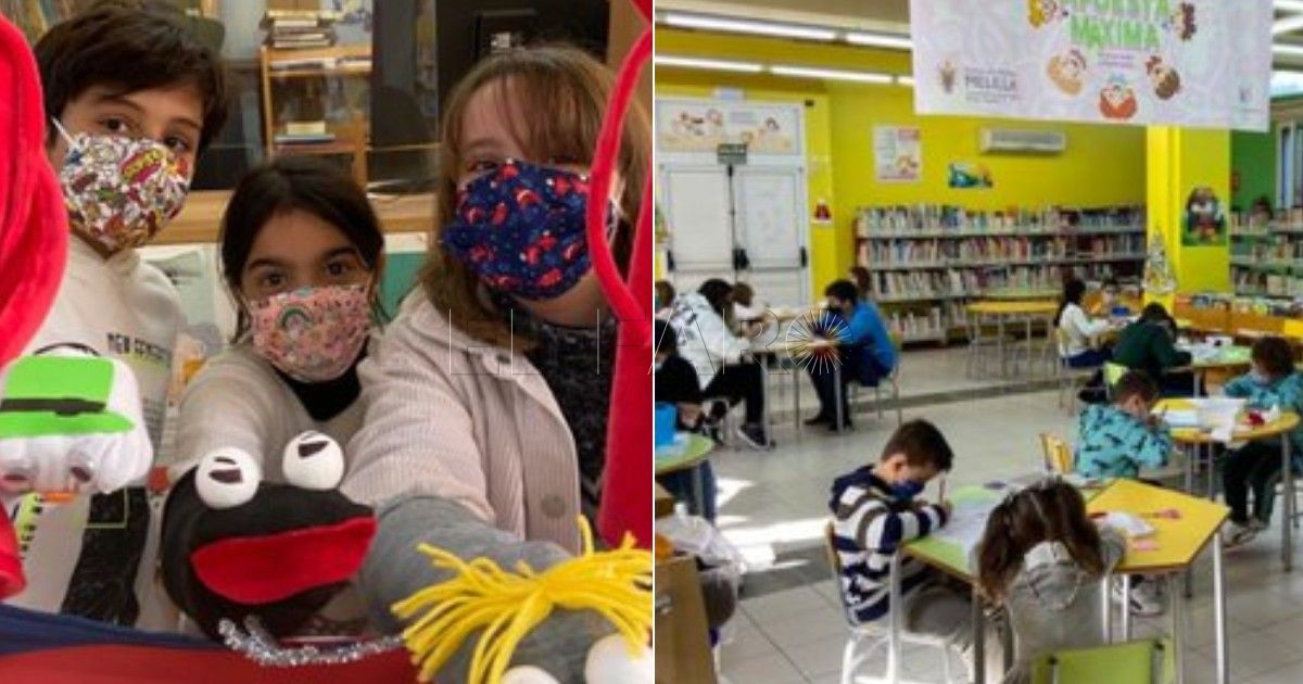 Exitosa acogida del taller de marionetas en la Biblioteca de Melilla