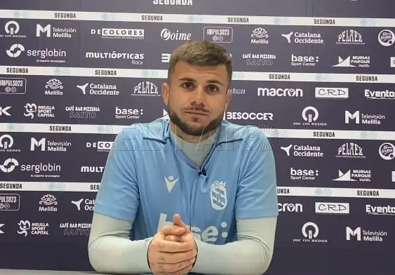 Pol Ballesté, portero del Melilla: “Nuestra idea era ganar y era importante mantener la portería a cero tras los últimos partidos”