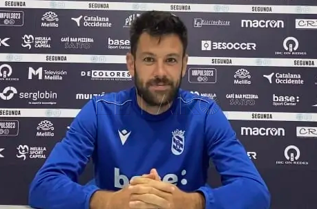 Iker Hernández, delantero del Melilla: “Todos estamos fastidiados”