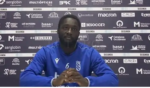 Cissé, jugador de la UD Melilla: “Queríamos ganar para irnos de vacaciones con la familia con buen sabor de boca”