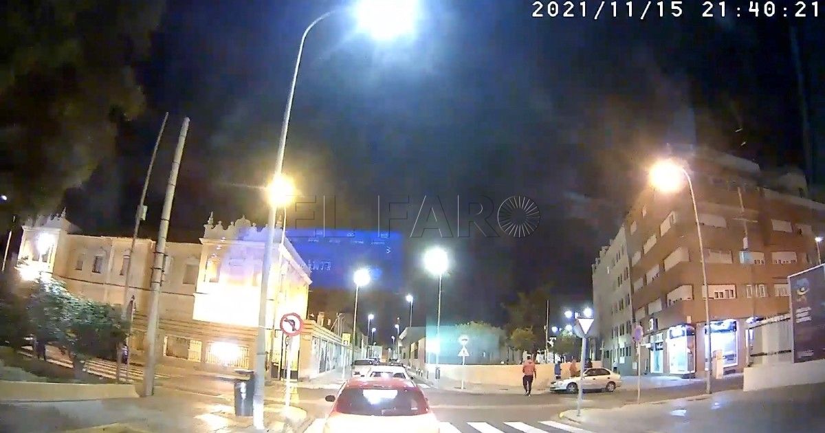 Pillado pisando el acelerador por las calles de Melilla