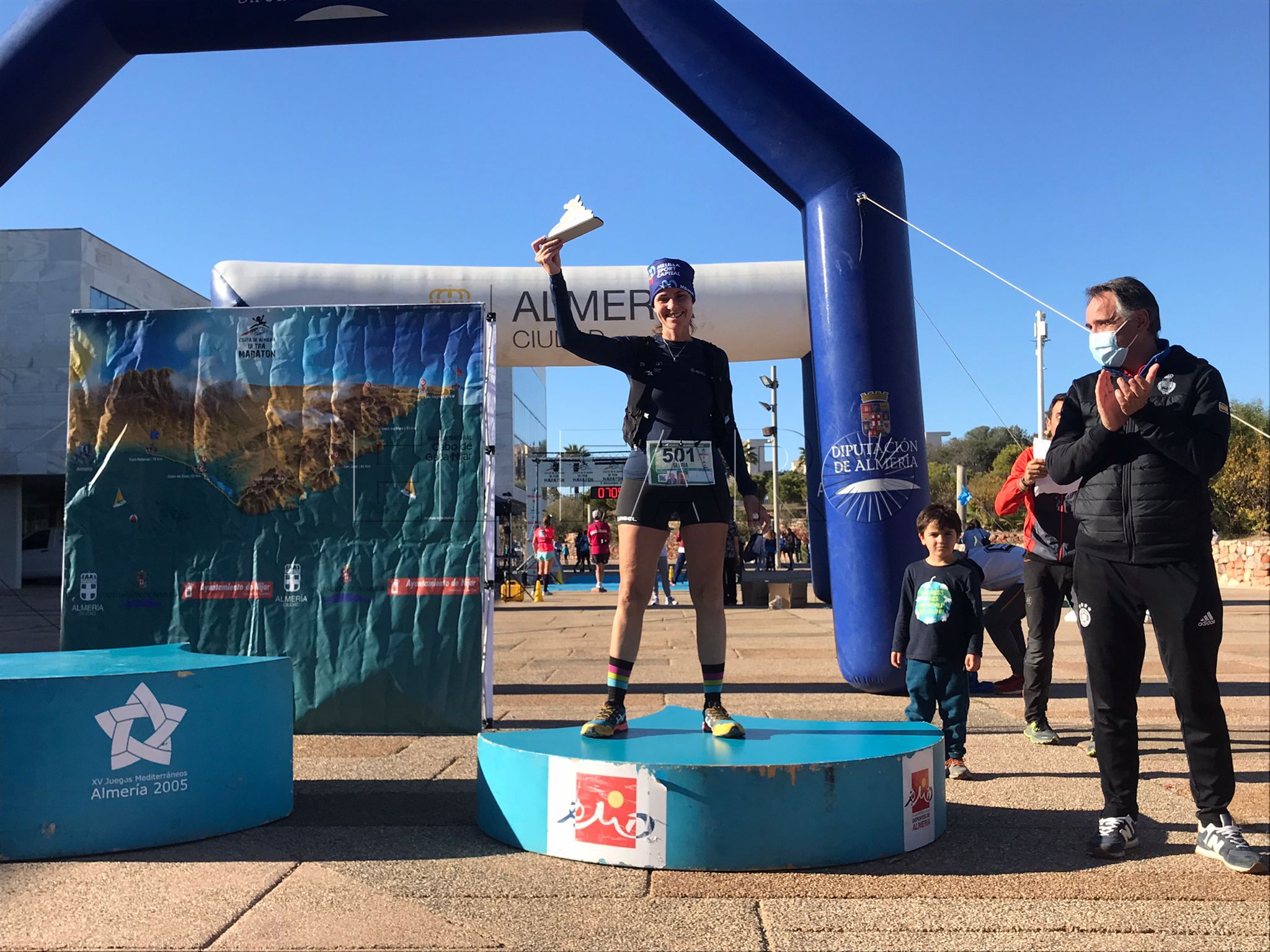 Gloria González, tercera en la general femenina en la 32km Costa de Almería