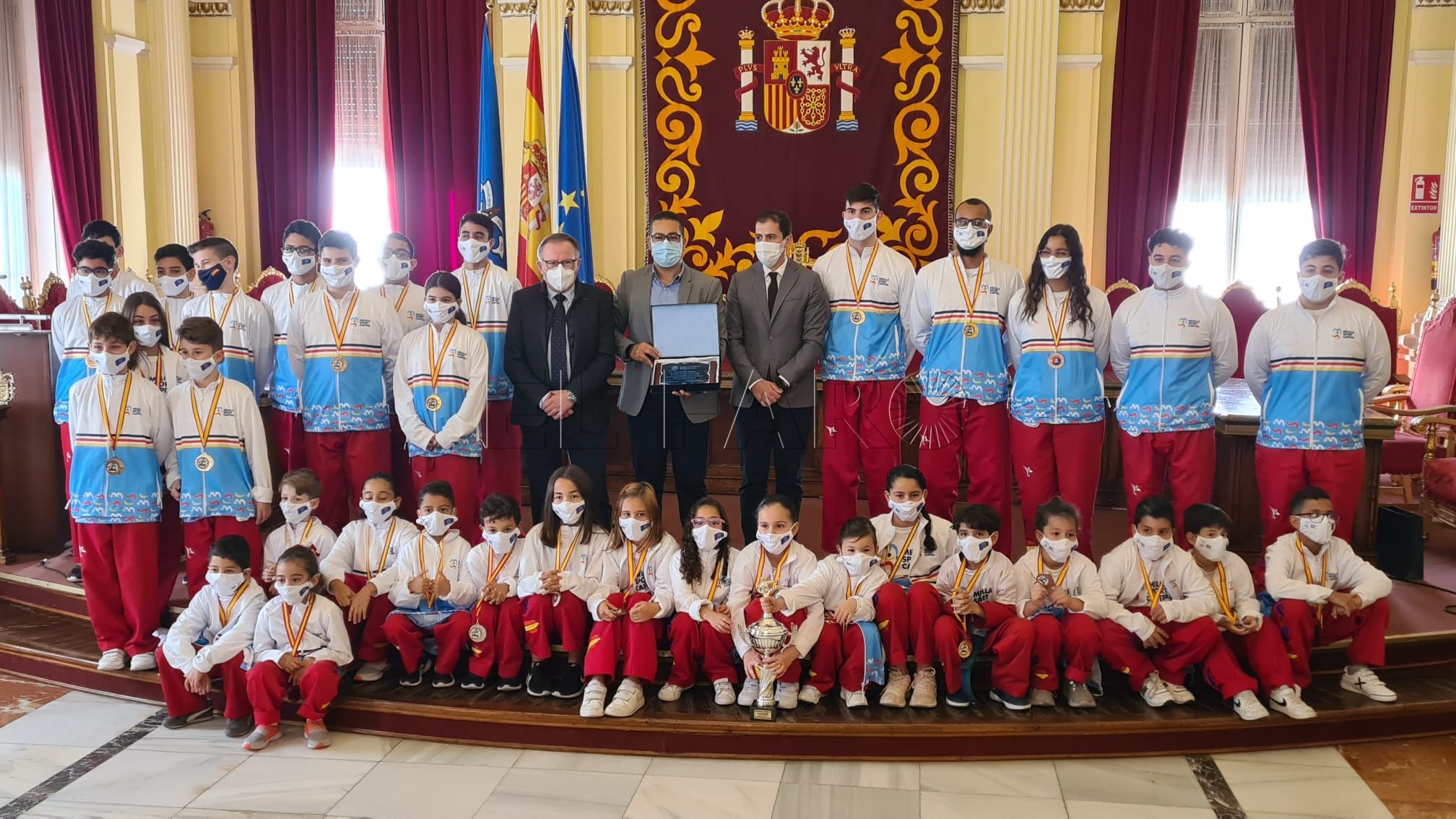 El Club Koryo es recibido por la Ciudad Autónoma de Melilla