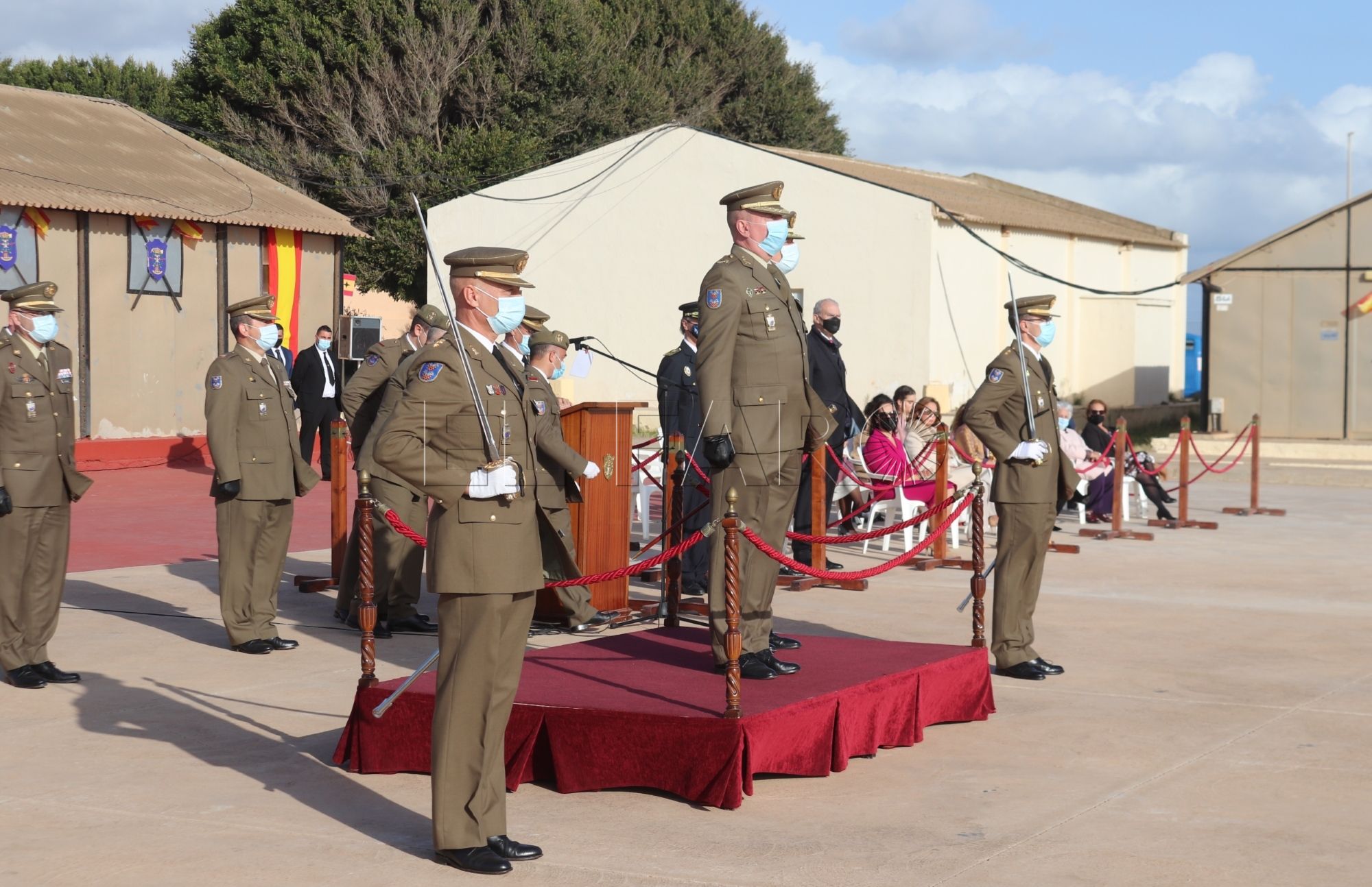 Relevo del mando del Regimiento de Ingenieros nº 8 y del Tercio Gran Capitán 1º de La Legión