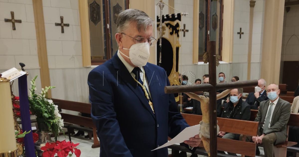 Andrés Domínguez Catalá, reelegido Hermano Mayor de la Cofradía del Humillado de Melilla